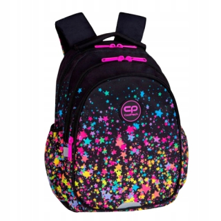 CoolPack viackomorový školský batoh, čierny, viacfarebný, 21 rokov