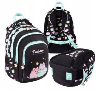 Viackomorový školský batoh Pusheen St. Majewski Multicolored 22 rokov