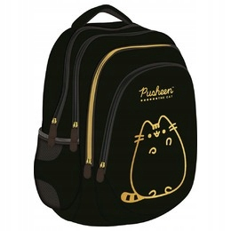 Viackomorový školský batoh Pusheen St. Majewski black, Odtiene žltej a zlatej 23 rokov