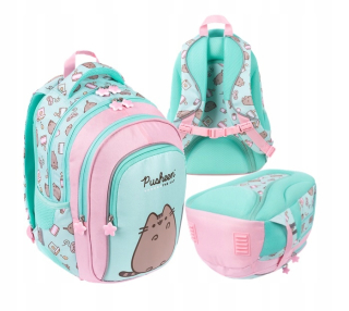 PUSHEEN ST.Right MINT Batoh Cat Kitten PRE DIEVČATÁ TRIEDY 1-3
