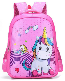 Viackomorový školský batoh UNICORN) Jelly Pens Multicolor