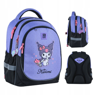 Fialový školský batoh KUROMI Kite pre dievčatá