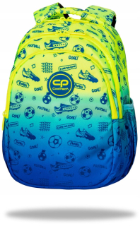 CoolPack viackomorový školský batoh Odtiene modrej, Odtiene žltej a zlatej 21 l
