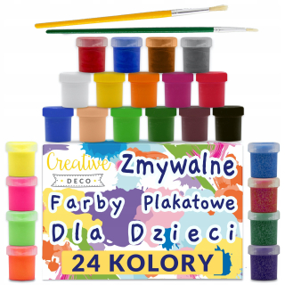 Kreatívne Deco farby na plagáty 24 ks x 20 ml