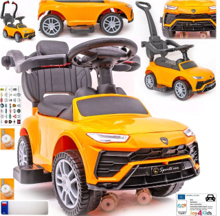 Športová jazda MX5 s rukoväťou, LED zvuky