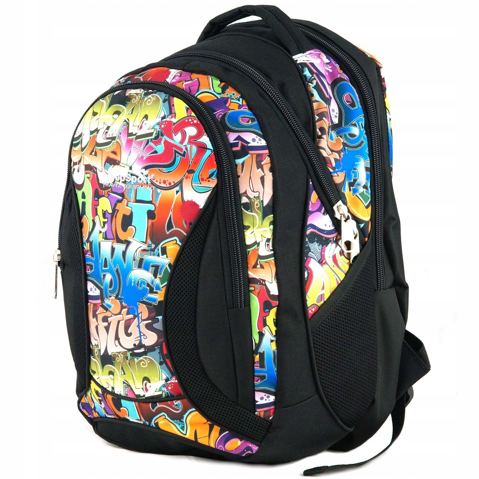 Školský batoh - školský batoh yeepsport s106dx graffiti