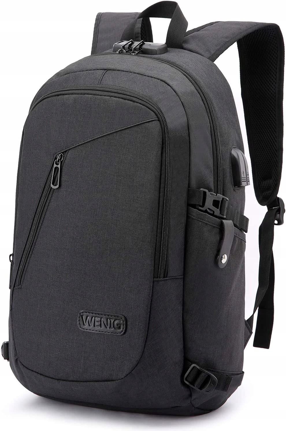 Antikradežný Cestovný Batoh na Laptop 15,6 Palca s USB Nabíjacím Portom