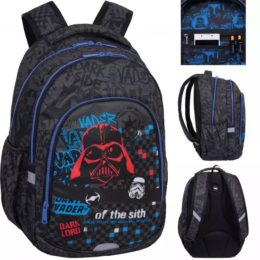 Školský batoh CoolPack Prime Star Wars – Pohodlný a odolný