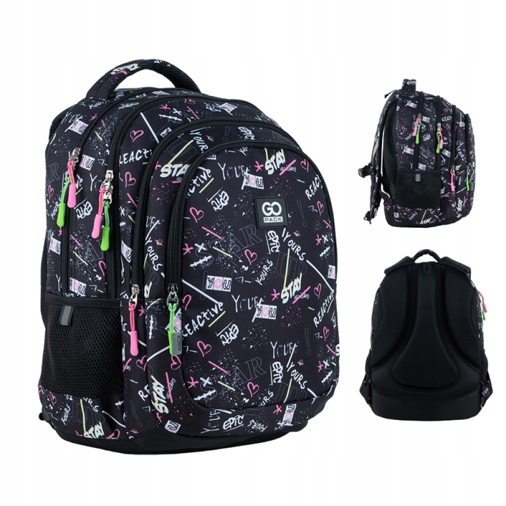 Školský batoh pre dievčatá GoPack GO24-162M-5 – Ľahký a ergonomický