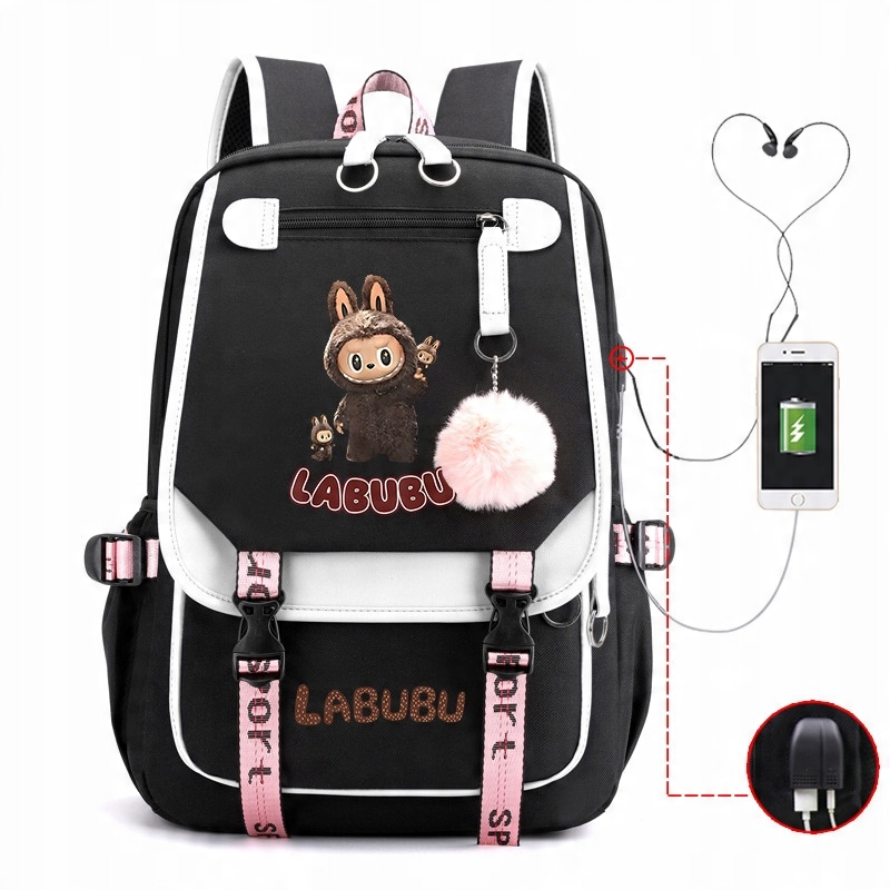 Školský Batoh Sprunki s USB a Veľkým Výberom Farieb A4