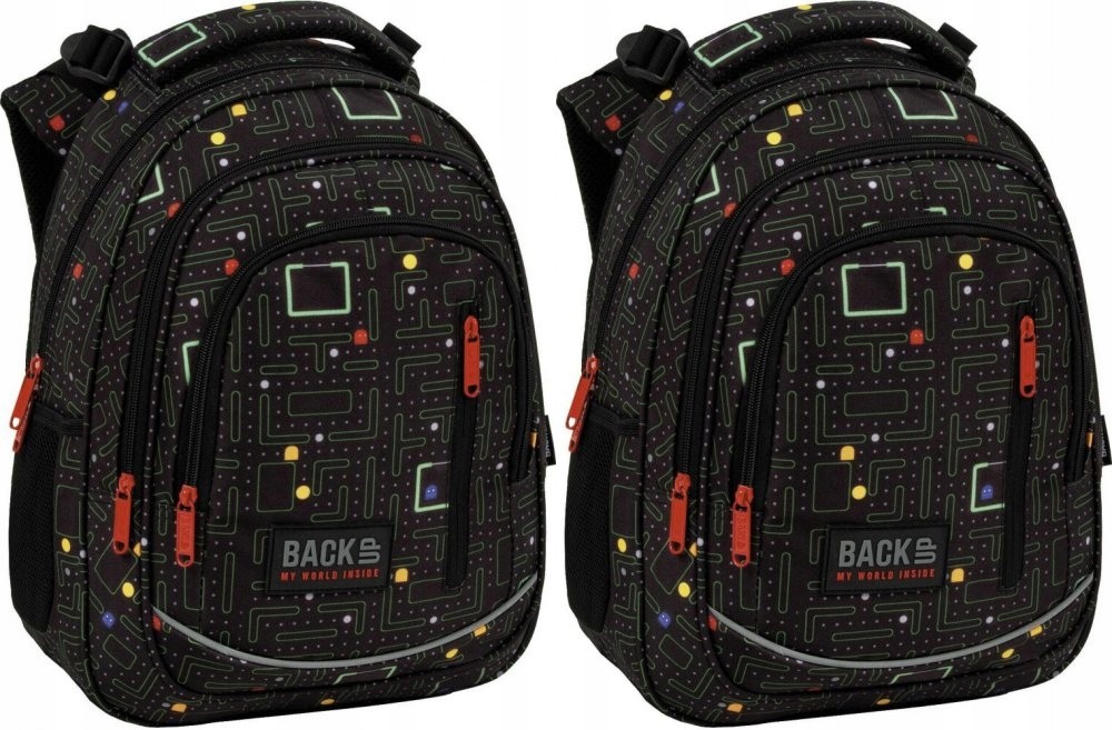 Školský batoh BackUP Pac Man Gamer pre 1. - 3. triedu