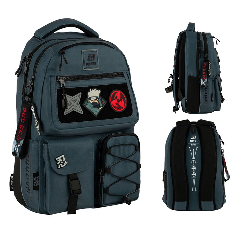 Módny školský batoh pre chlapcov NARUTO KAKASHI Kite NR25-2587M