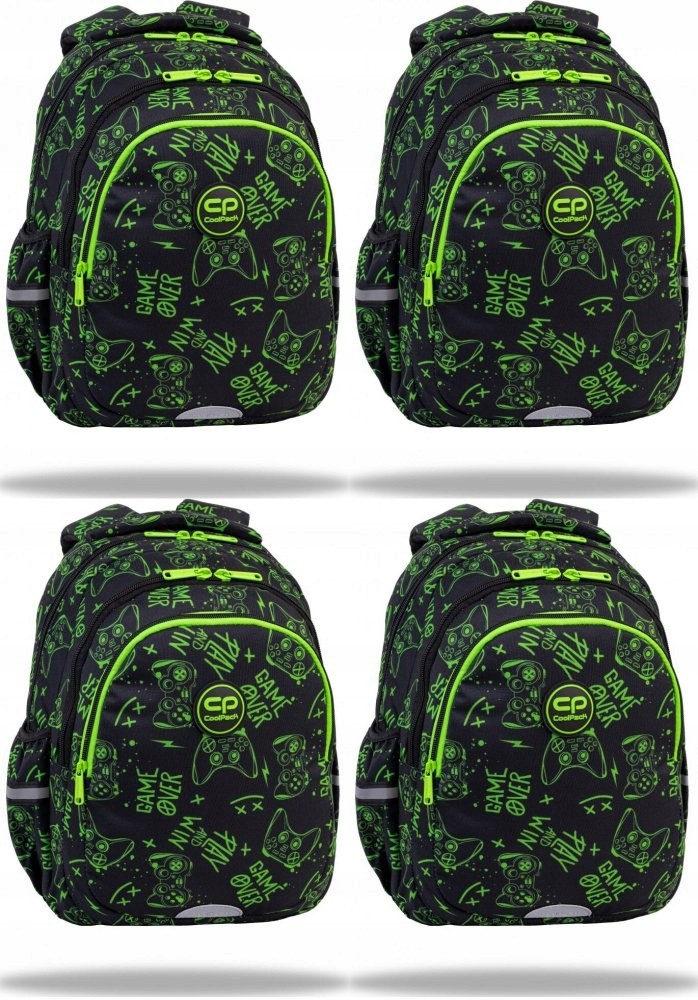 Ruksak Jerry 21L Game Night Black Neon pre školákov