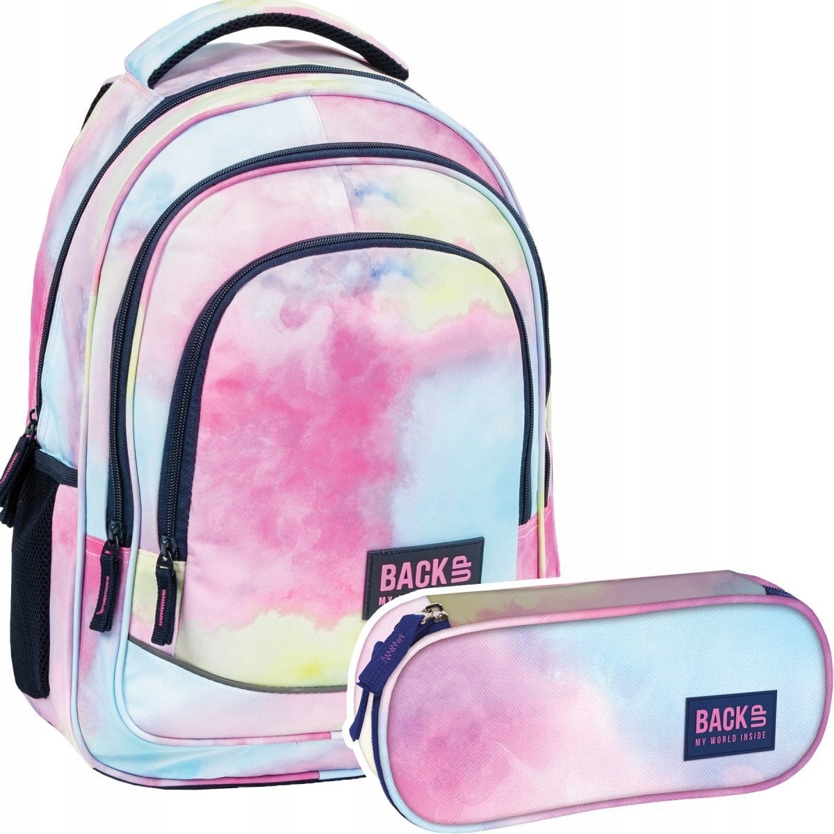 Viackomorový školský batoh Backup multicolor 26l