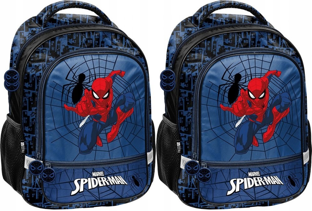 Školský batoh Spider-Man značky Paso, dvojkomorový, 2 kusy