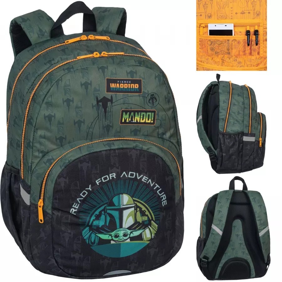 CoolPack Rider Školský Batoh pre Mládež s Motívom Mandalorian F109781