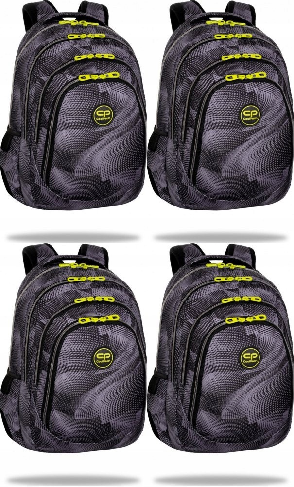 Mládežnícky športový batoh CoolPack, čierno-sivý, 27l