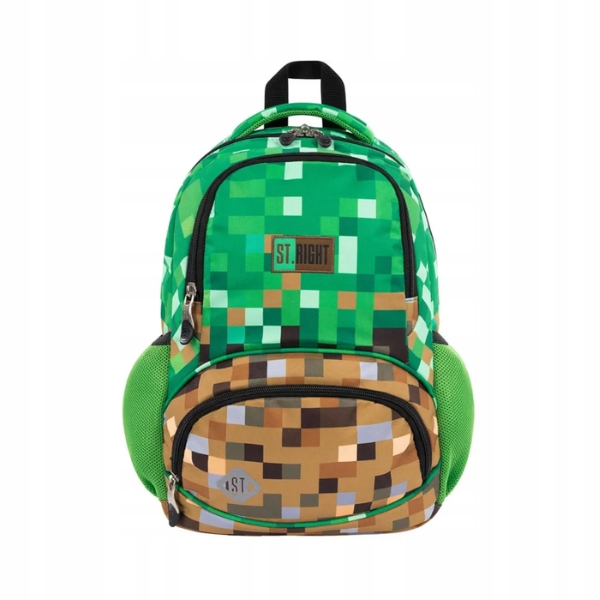Školský batoh St.Right Pixel Cube s jednou komorou a objemom 14 l